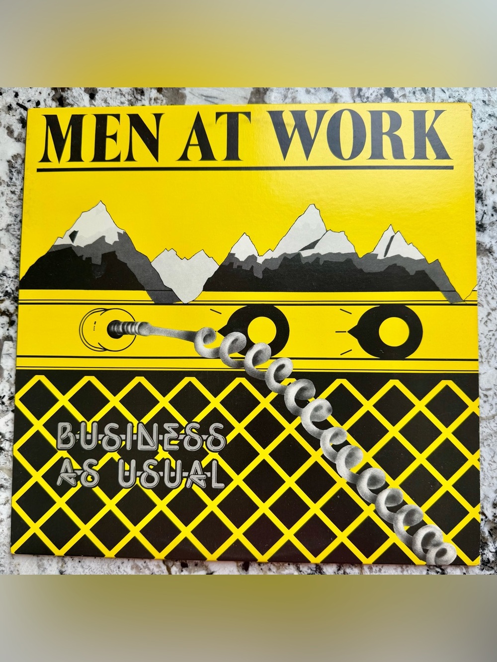 Men At Work “Business As Usual’ _ Vinyl LP _ 1982 Pressing